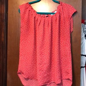 Lauren Conrad Sz Large Floral Print Shirt